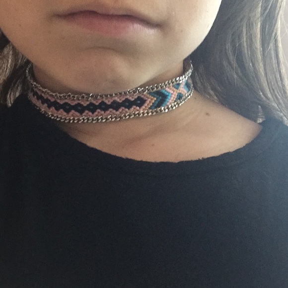 Zara Other - Woven and metal choker necklace.